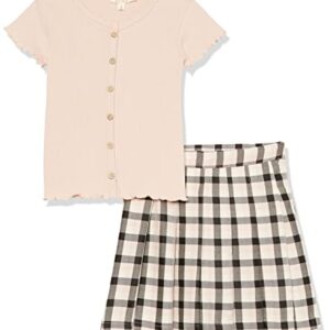 Jessica Simpson Girls' Two Piece Short Sleeve Skirt Set