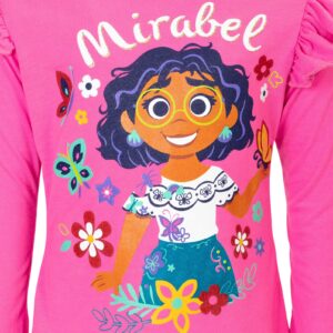 Disney Encanto Mirabel Little Girls T-Shirt and Leggings Outfit Set Pink 6