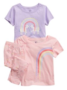 gap baby girls outfit set rainbow 2yrs