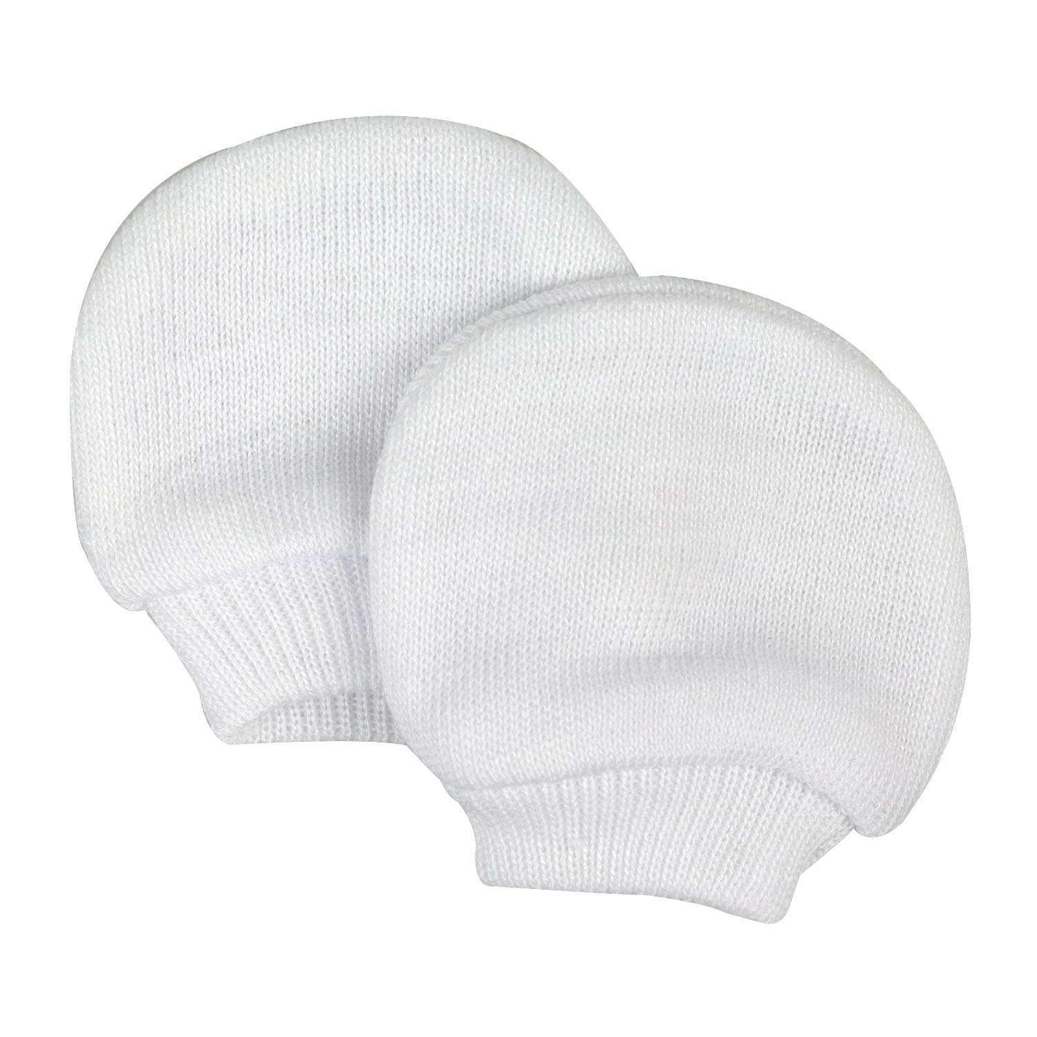 BQUBO Newborn Baby Caps Mittens for Baby Girls Set Hospital Hat Beanie Infant Hats with bow Baby Scratch Mitten Gloves