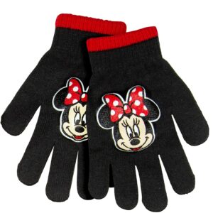 Disney Minnie Mouse Girls 3 Piece Beanie Hat Scarf and Glove Set [4015]