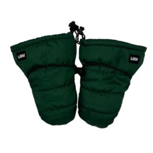 l-bow infant cold weather mittens + mittens for winter + stay on design for baby boys & girls + warm waterproof material