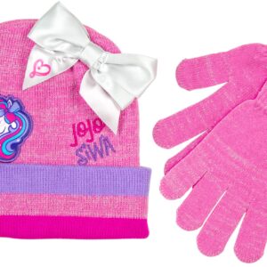 Nickelodeon JoJo Siwa Girls Hat and Glove Winter Set [4014]