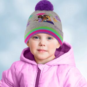 Disney Girls Toddler Winter Hat and Mittens Set Ages 2-4 Or Encanto Hat and Kids Gloves Set for Ages 4-7