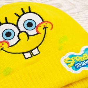 SpongeBob SquarePants Hat and Gloves Kids Yellow Knitted Winter Beanie