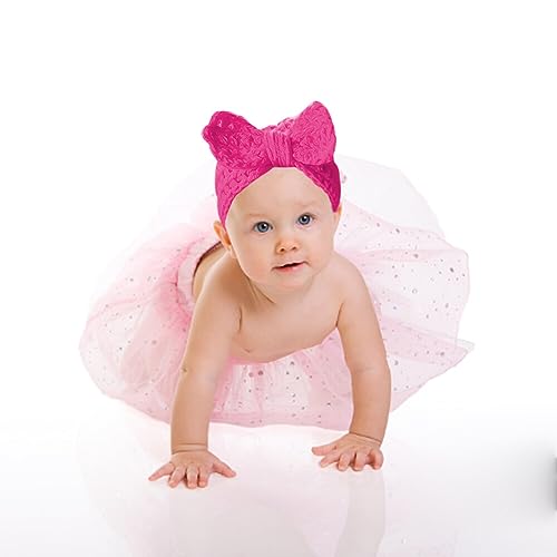 Winter Warm Baby Hat Cute Bow Girls Beanie Hat Knitted Infant Toddler Cap 0-3 Years Old, Purple