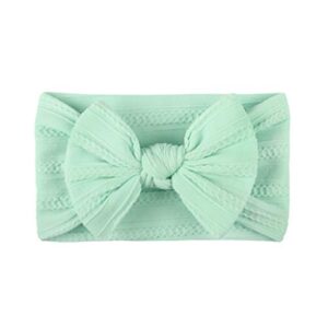 fin86 winter baby solid bow hair band headband headwears kids accessories girls baby care headbands toddlers (d, one size)