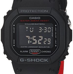 Casio Men's DW-5600HR-1CR G Shock Digital Display Quartz Black Watch