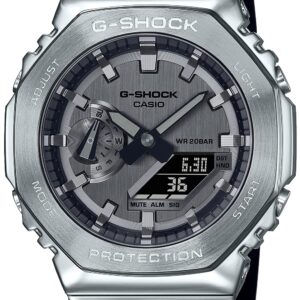 Casio GM-2100-1AJF G-Shock Men's Watch, Metal Cover, Black