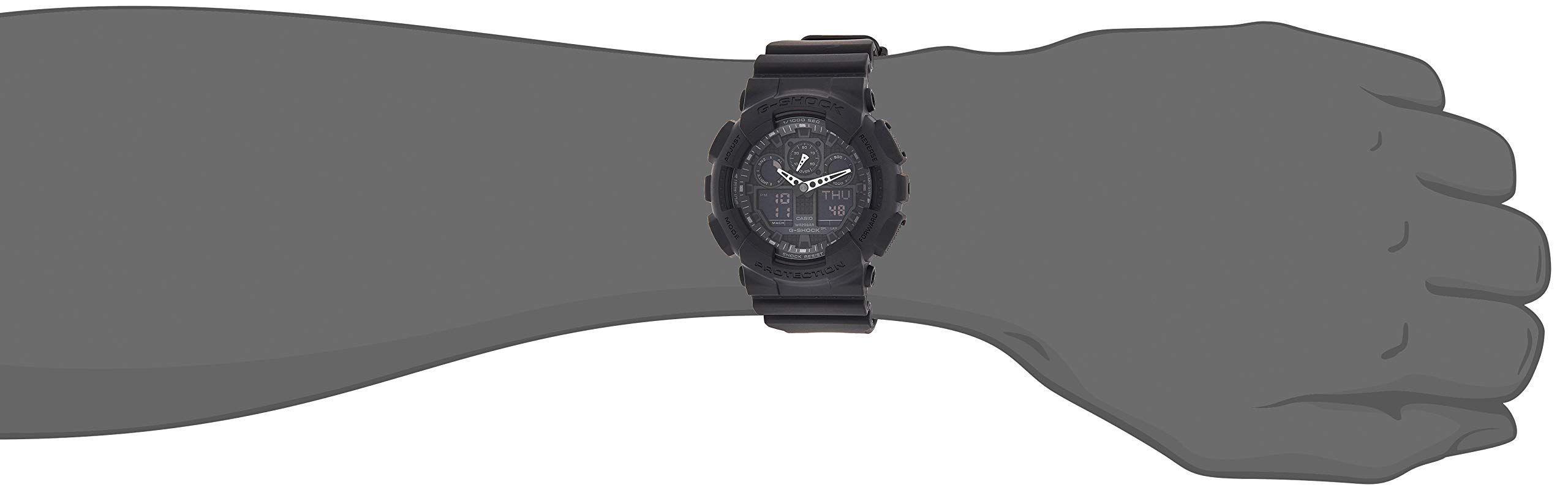 Casio GA100-1A1 XL Ana-Digi G-Shock