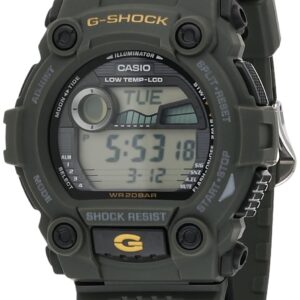 Casio Men's G-7900-3DR G-Shock Green Resin Digital Dial Watch