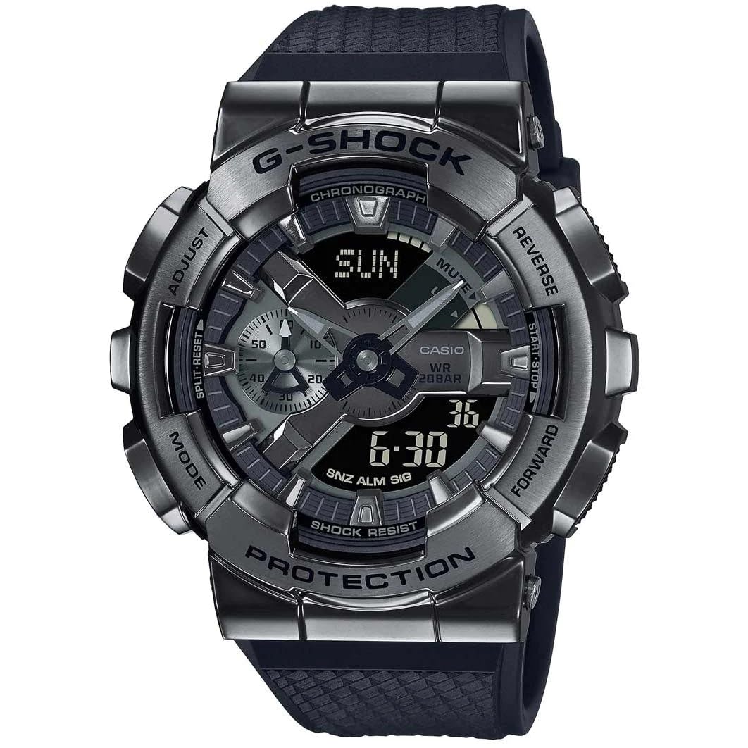 Men's Casio G-Shock Analog-Digital Watch - GM110-1A with Black Resin Band