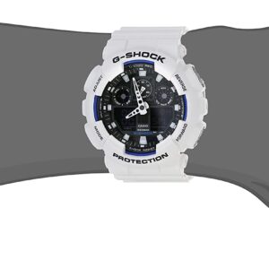 Casio Men's G-Shock GA100B-7A White Resin Quartz Watch