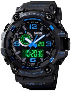 gosasa men's watches multi function military s-shock sports watch led digital waterproof alarm watches