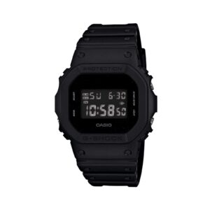 casio men's dw5600bb-1 black resin quartz watch with digital dial