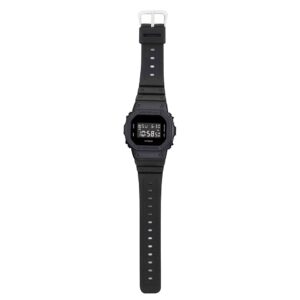 Casio Men's DW5600BB-1 Black Resin Quartz Watch with Digital Dial