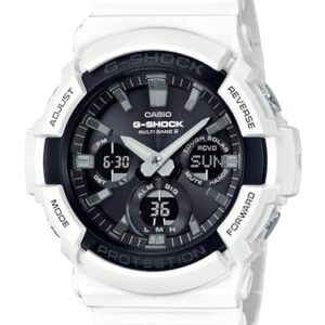 Casio Men's G-Shock GAS-100B-7ACR Solar White Resin Watch