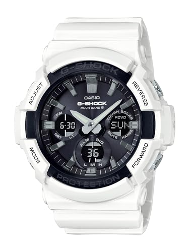 Casio Men's G-Shock GAS-100B-7ACR Solar White Resin Watch