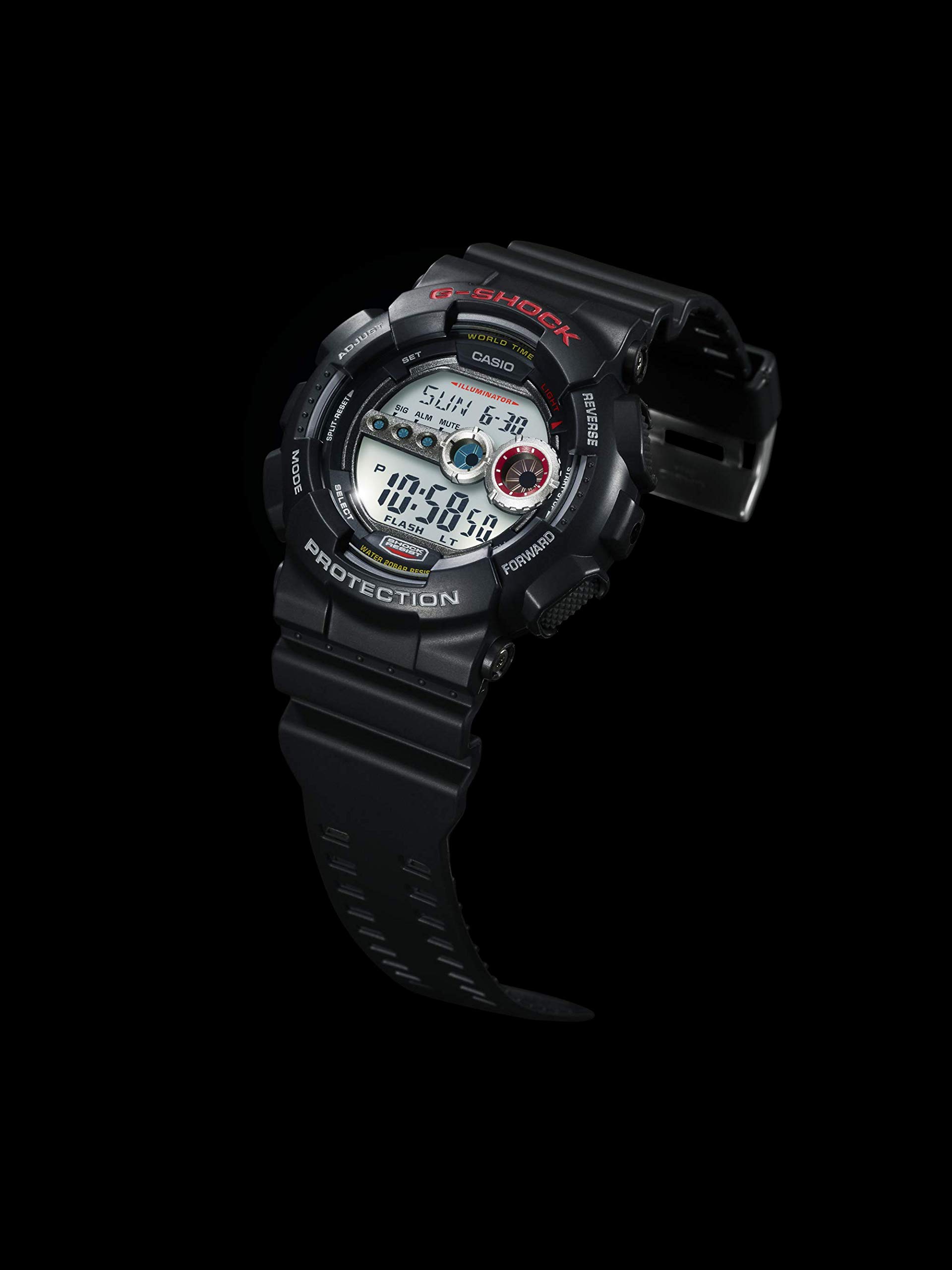 Casio G Shock Men's GD-100-1ACR G-Shock Digital Display Quartz Black Watch