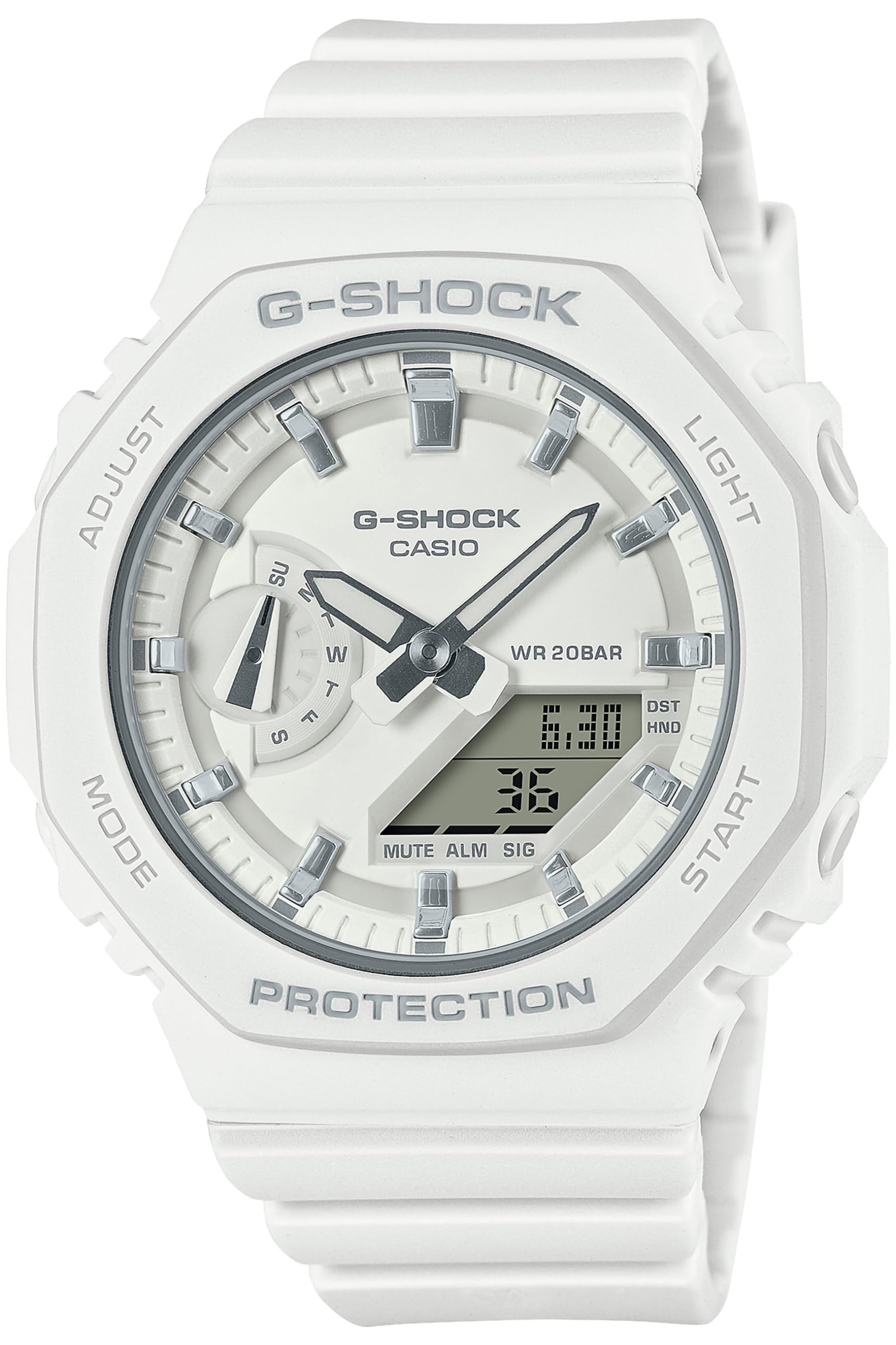 Casio G-SHOCK GMA-S2100-7AJF [G-SHOCK Men's Rubber Band GA-2100 MID White]