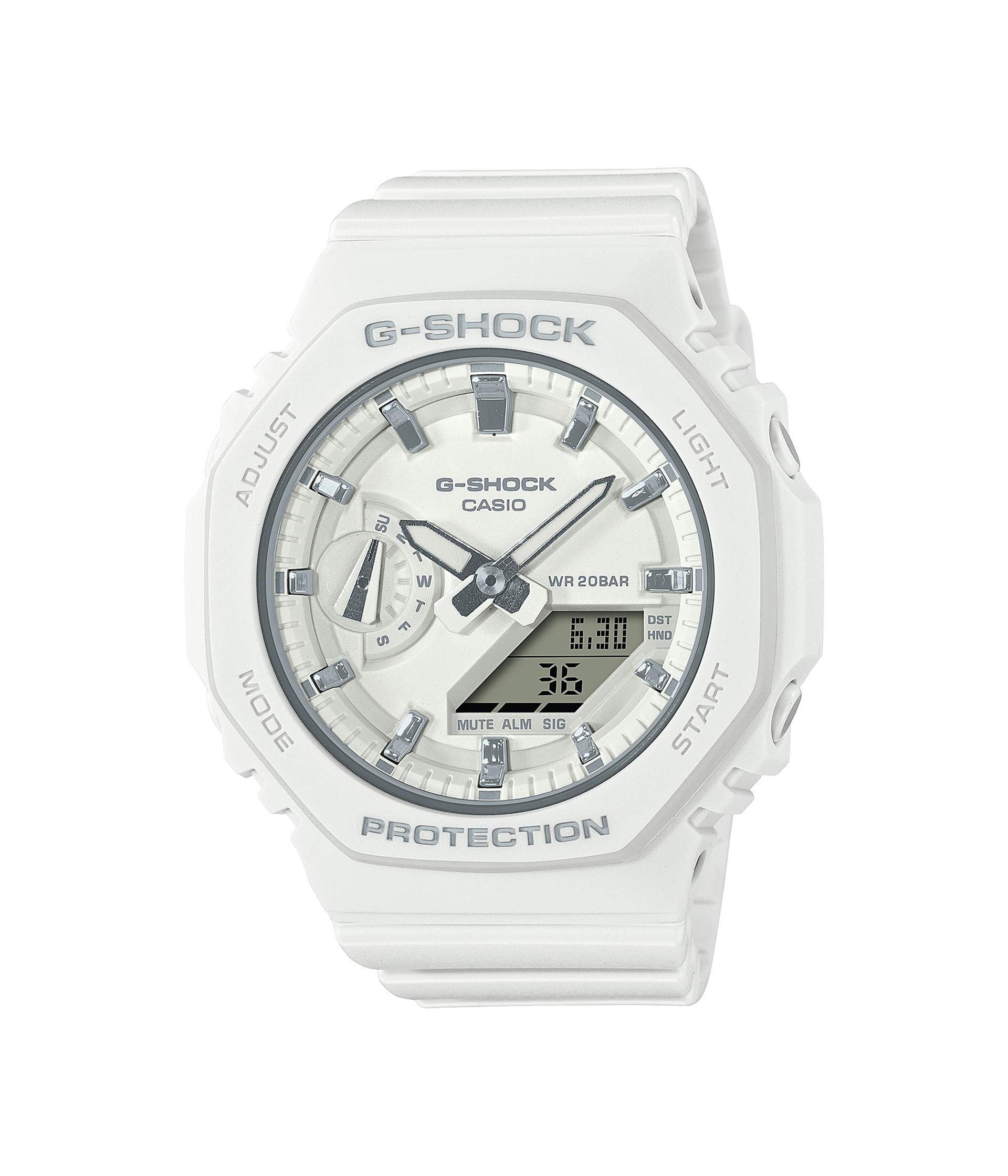 G-Shock GMAS2100-7A White/Silver One Size