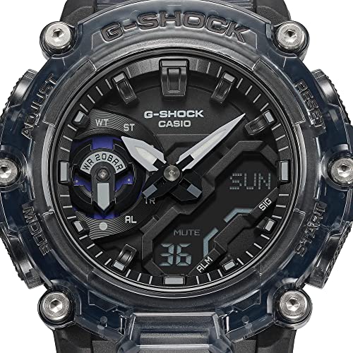 G-Shock GA2200SKL-8A Sound Waves Skeleton Series Watch, Black