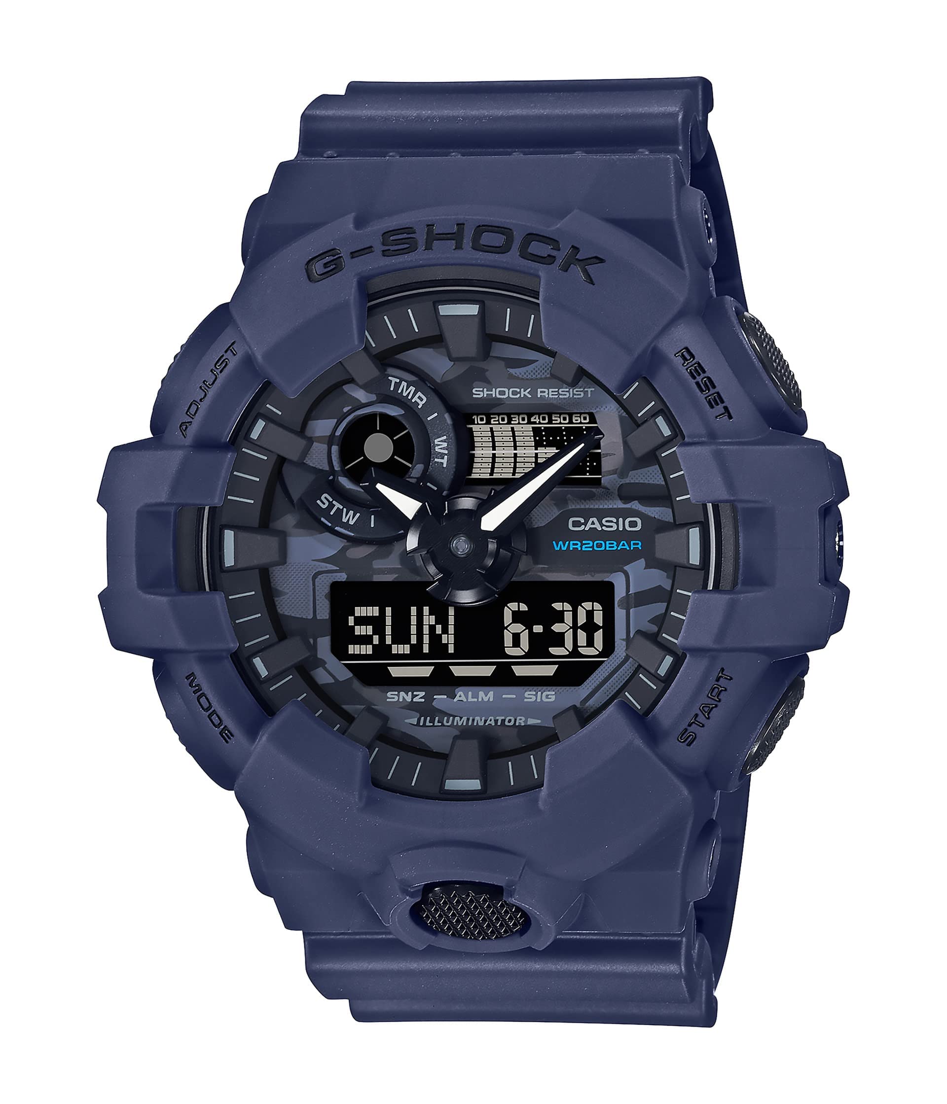 G-Shock GA700CA-2A Dial Camouflage Utility Watch, Camo