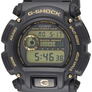 Casio DW9052GBX-1A9 G-Shock Chronograph Digital Men039;s Watch (Black/Gold)