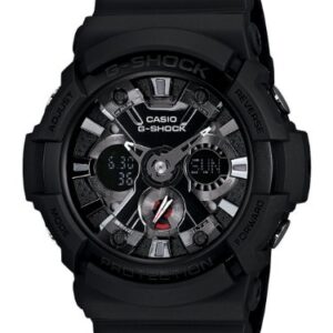 Casio Men's GA201-1 G-Shock Shock Resistant Black Resin Analog Sport Watch