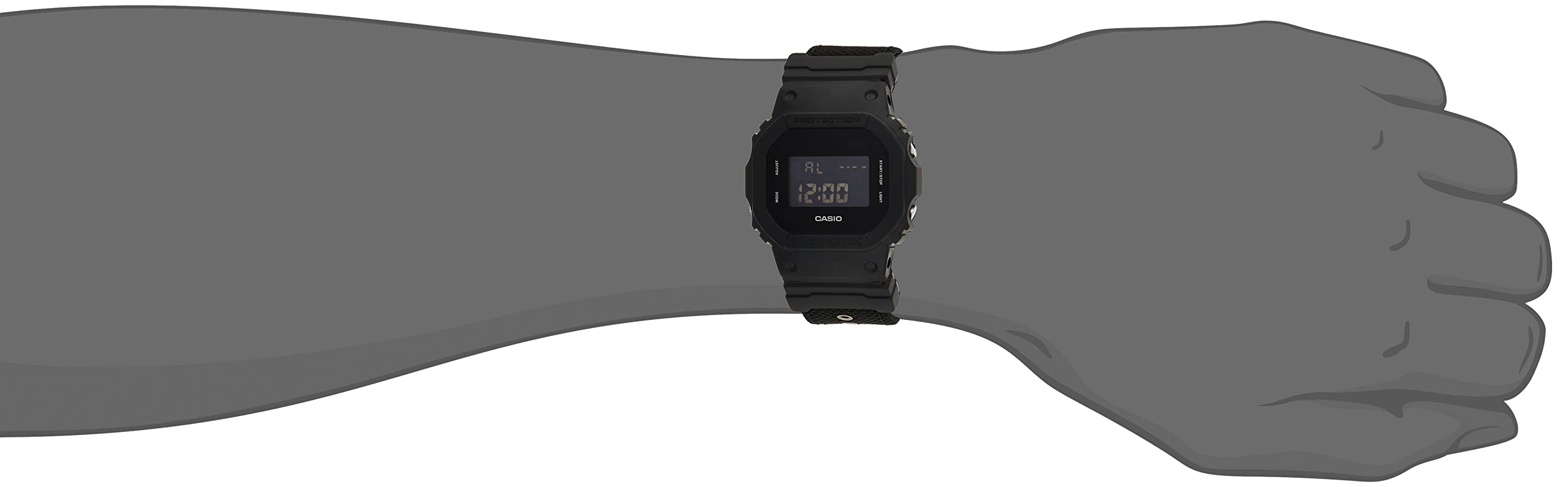 Casio DW-5600BBN-1 G-Shock Black Out Basic Digital Men039;s Watch (Nylon Band)