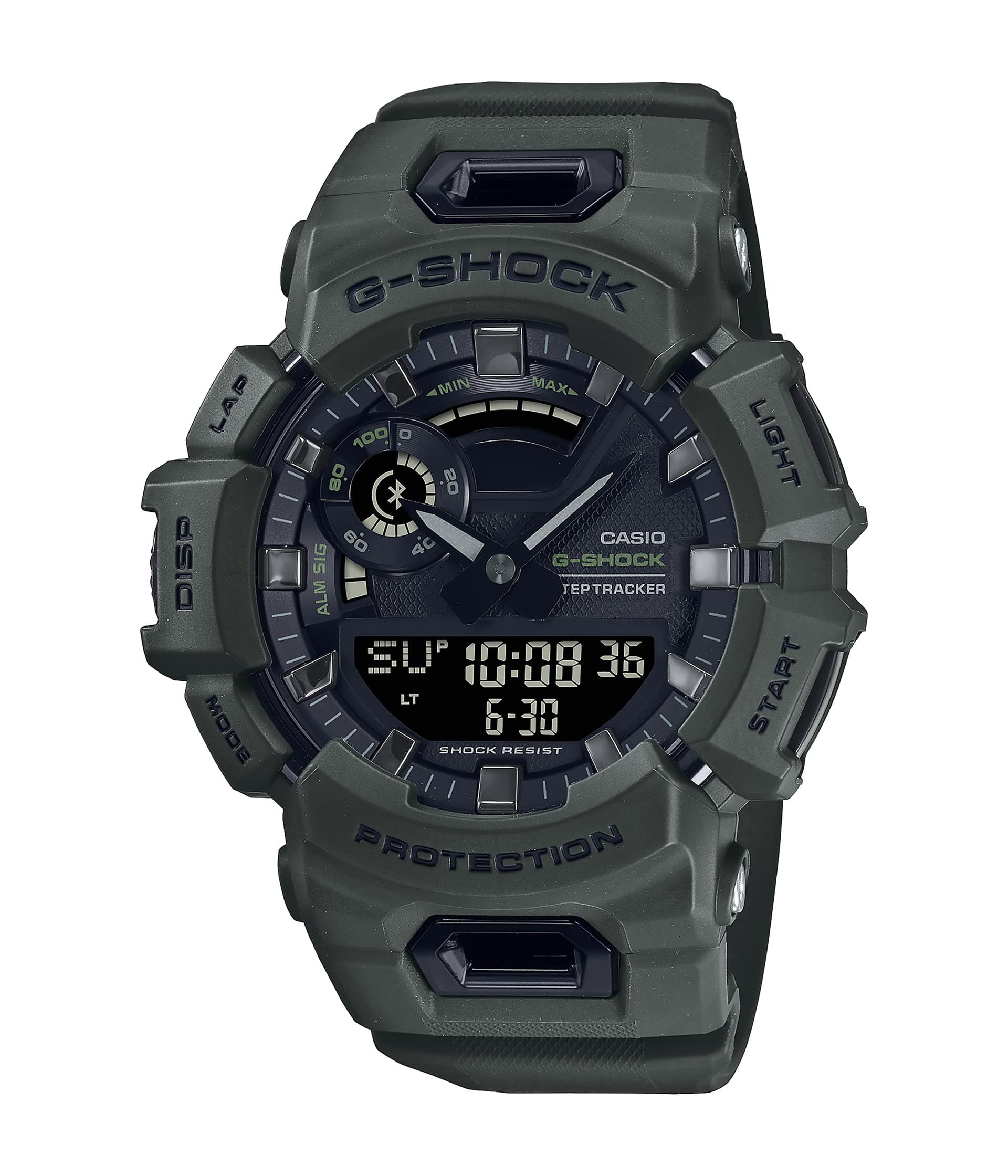 G-Shock Casio Tactical Move Analog-Digital Step-Tracker Watch, Green, One Size, GBA900UU-3A