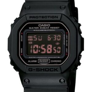 Casio Men's DW5600MS-1CR G-Force Military Concept Black Digital Watch