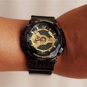 Casio G-Shock Quartz Hybrid Black Dial Men's Watch GA110B-1A