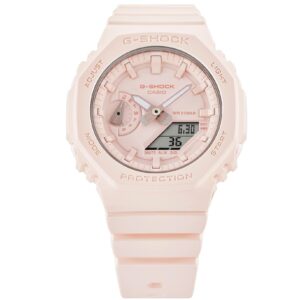 g-shock casio gmas2100 analog-digital smoky monochromatic pink watch | gmas2100ba4a