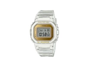 g-shock gmds5600 skeleton gold clear