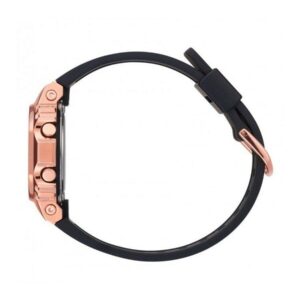 G-Shock Ladies' Casio Digital Rose Gold-Tone and Black Resin Strap Watch GMS5600PG-1