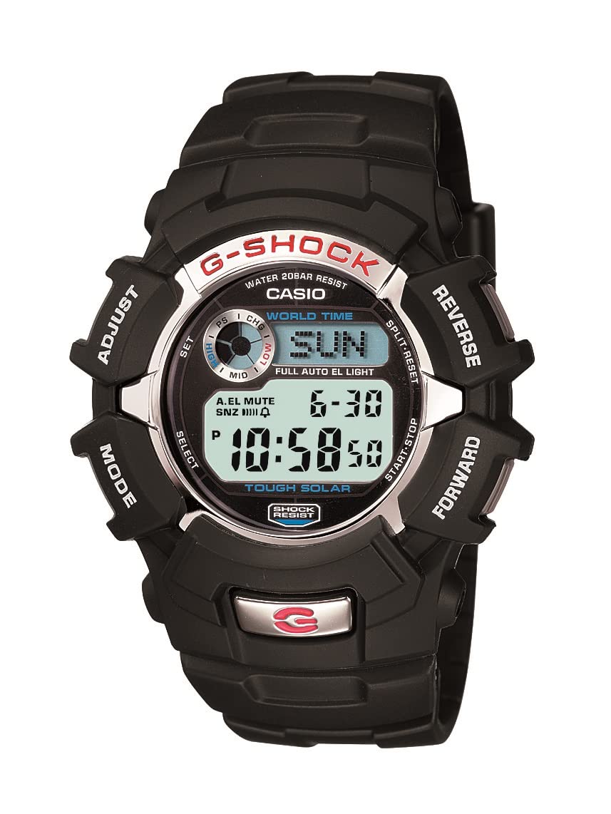 Casio Men's G2310R-1 G-Shock Tough Solar Power Digital Sports Watch