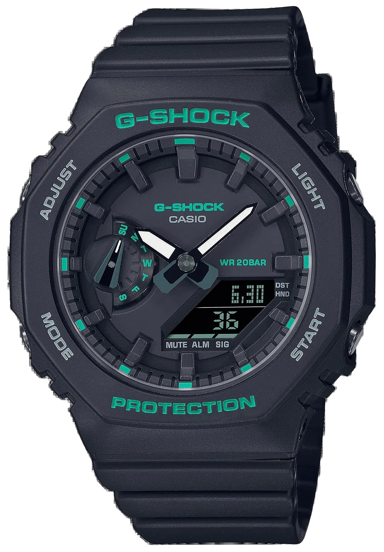 G-Shock GMAS2100GA-7A Women G-Carbon OCTO Slim Limited (Black)