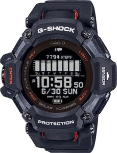 casio men's digital quartz watch with plastic strap gbd-h2000-1aer, black, size one size fits all, strap