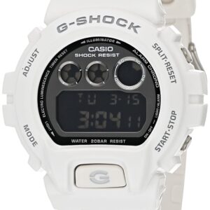 Casio G-Shock DW6900NB-7 Chronograph Digital Men's Watch (White)