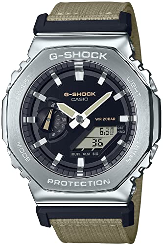 Casio GM-2100C-5AJF [G-Shock (G-Shock) GM-2100 Cloth Band Model] Men's Watch Imported from Japan Feb 2023 Model green