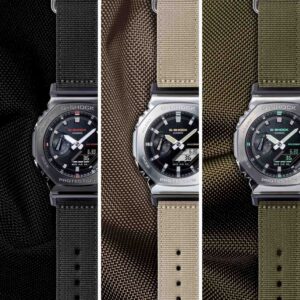 Casio GM-2100CB-3AJF [G-Shock (G-Shock) GM-2100 Cloth Band Model] Men's Watch Imported from Japan Feb 2023 Model green