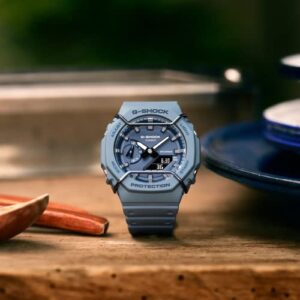 G-Shock GA2100PT-2A Tone-on-Tone Wire Face Casioak Blue