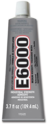 Eclectic Products 230021 2 Pack 3.7 oz. E-6000 Medium Viscosity Multi-Purpose Adhesive Uncarded, Clear