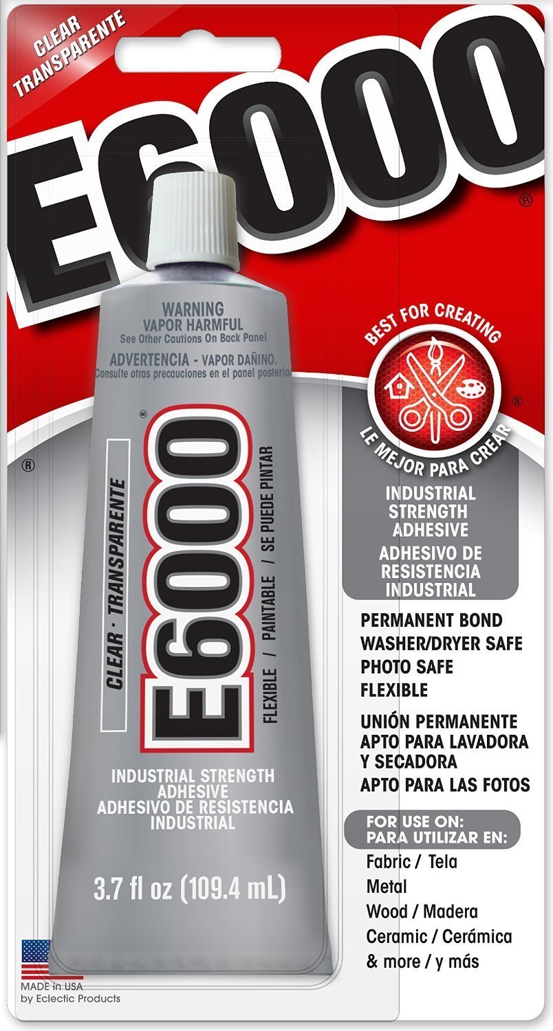 Eclectic Products 230012 3.7 oz Amazing E-6000 Craft Adhesive Uncarded, Clear 2 Pack