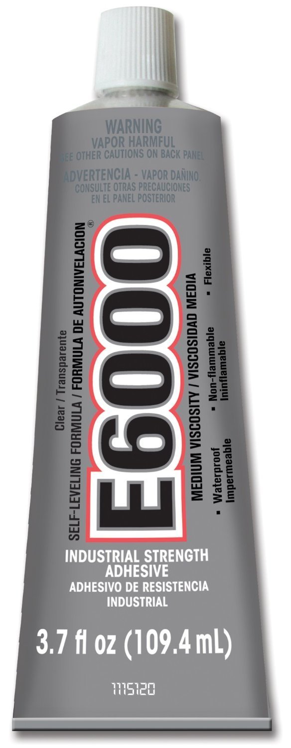 Eclectic Products 230021 4 Pack 3.7 oz. E-6000 Medium Viscosity Multi-Purpose Adhesive Uncarded, Clear