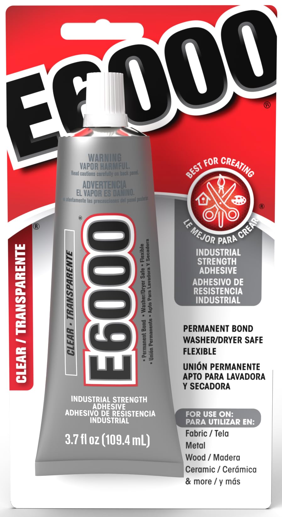 E-6000 Glue | Adhesive for Crafts | Glue for Craft | Multi Purpose Glue | Transparent | 110ml