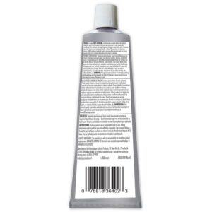 E6000 High Viscosity Adhesive, 3.7 Fluid Ounces, 1 Pack, Clear, 3 Fl OZ