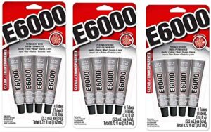 e6000 5510310 craft adhesive mini, 3 pack