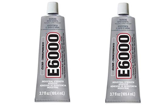 E6000 Craft Adhesive, 3.7 Fluid Ounces (2 Pack)